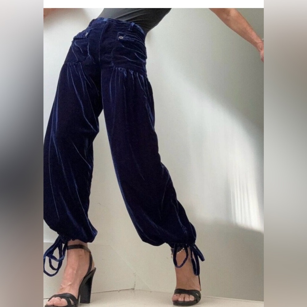 ⭐️NWT Free People Velvet Ankle Tie Pants⭐️